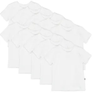 10-Pack Organic Cotton Short Sleeve T-Shirts