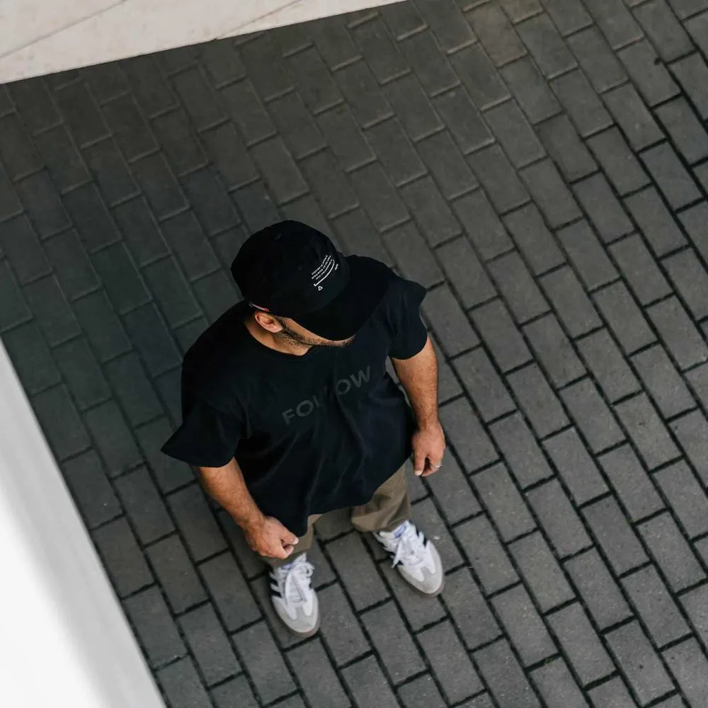 2025 Follow Logo Tee - Black