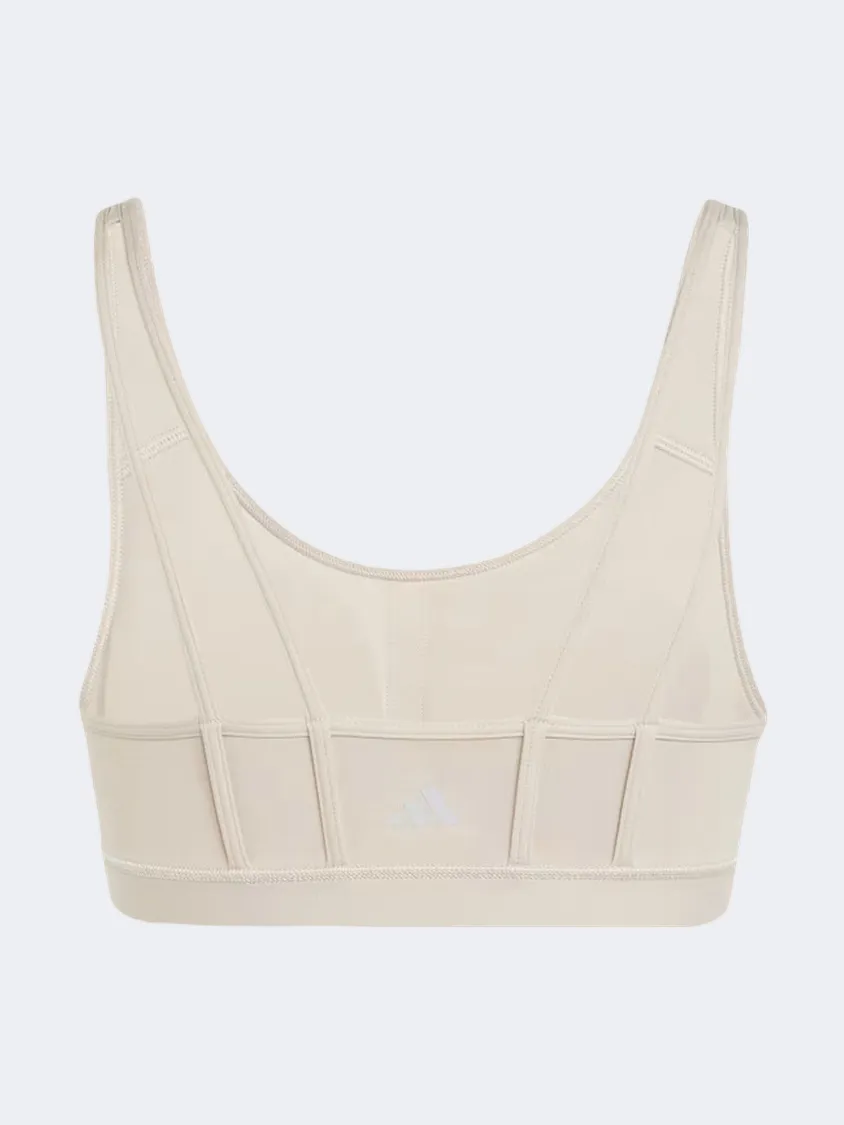 Adidas All Me Essentials Women Training Bra Wonder Beige