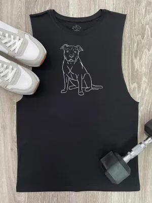 American Staffordshire Terrier Axel Drop Armhole Muscle Tank