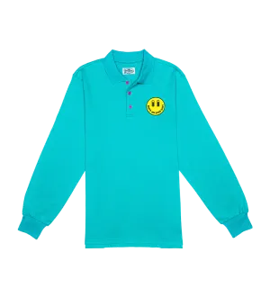 AriZona Turquoise Long Sleeve Polo