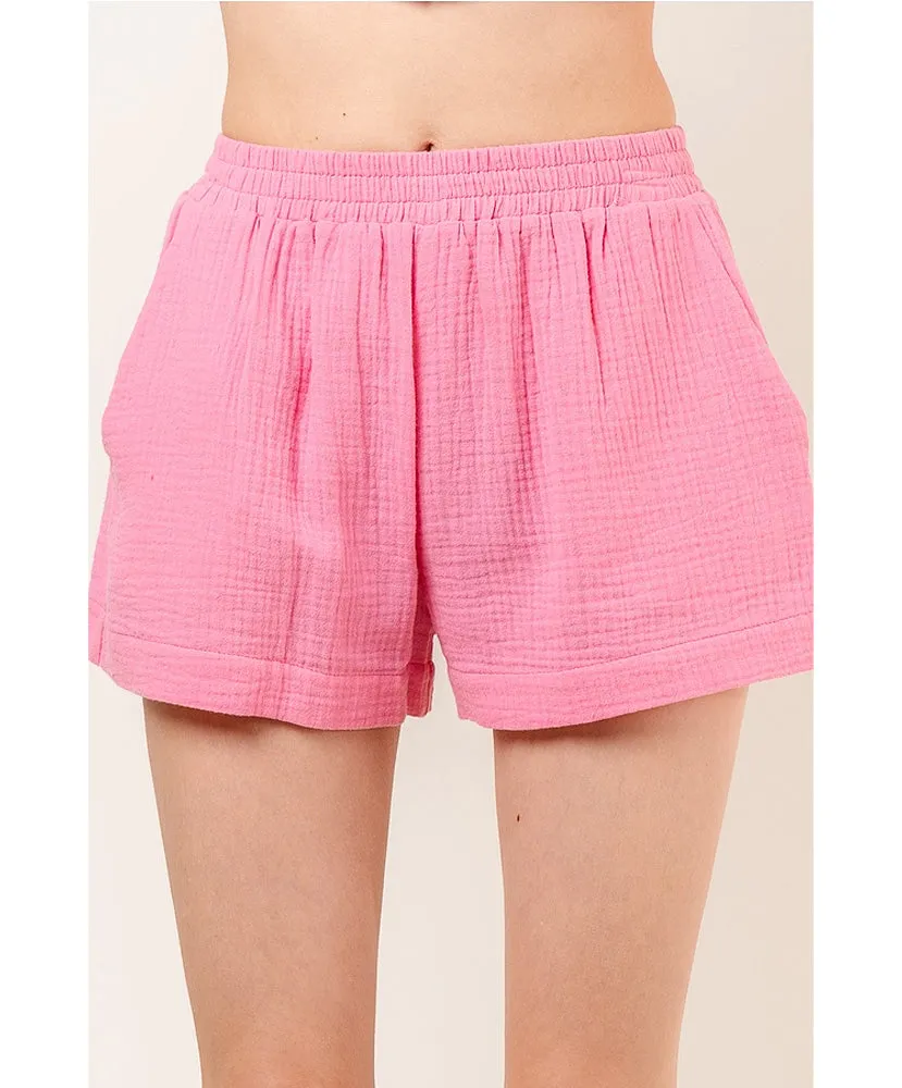 Bailey Cotton Gauze Four Pocket Shorts