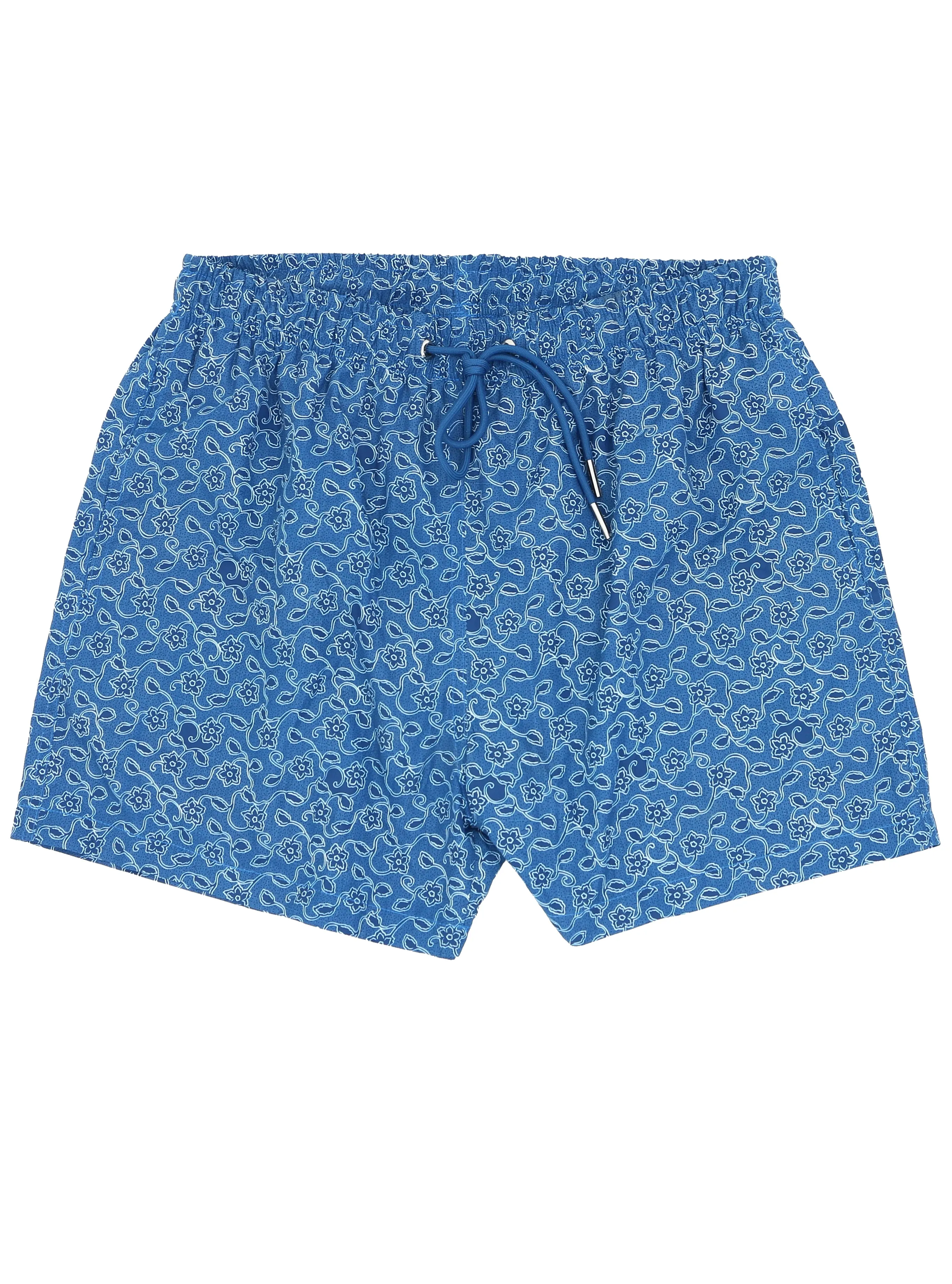 Blue Printed Boardshorts