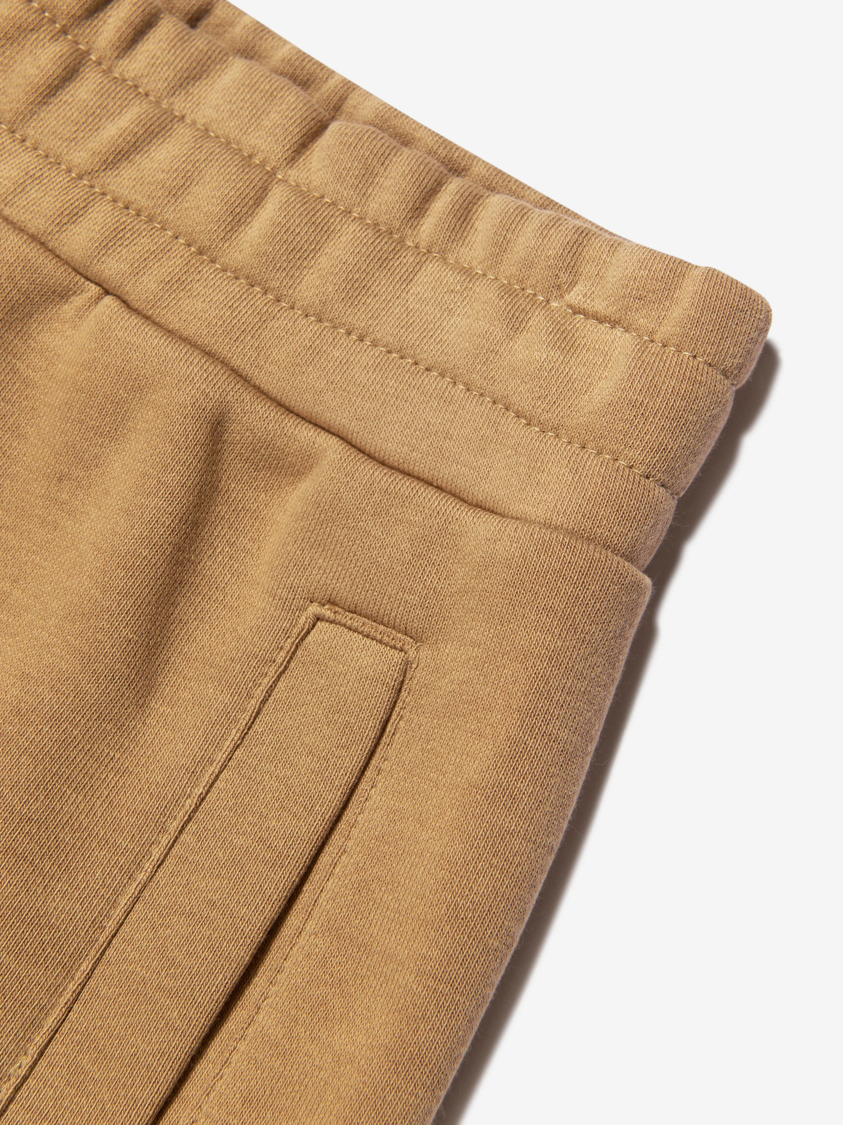 BOSS Boys Logo Sweat Shorts In Beige