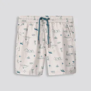 Boys Pool Shorts _ 153205 _ Cement