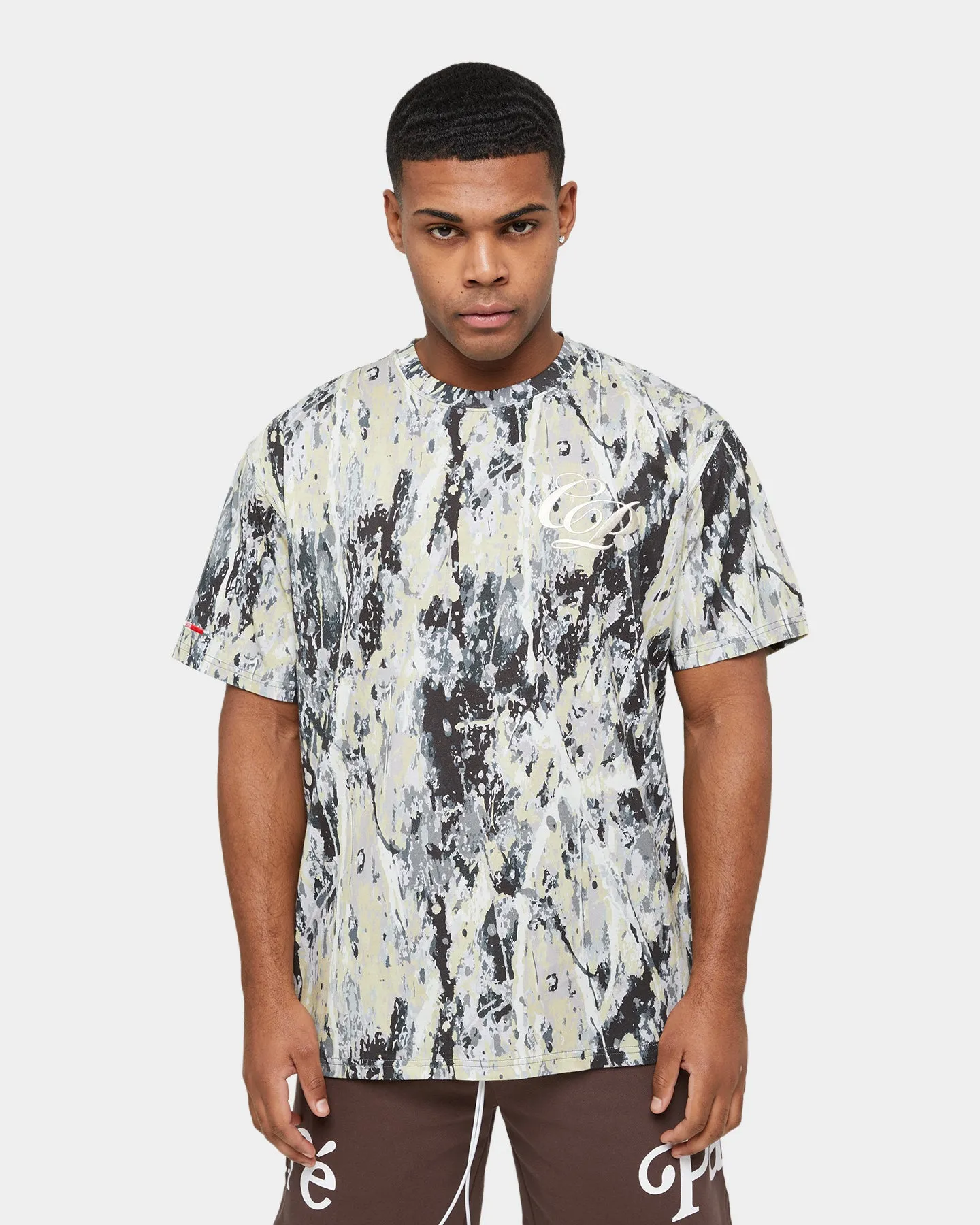 Carre Splatter Oversized T-Shirt Multi-coloured