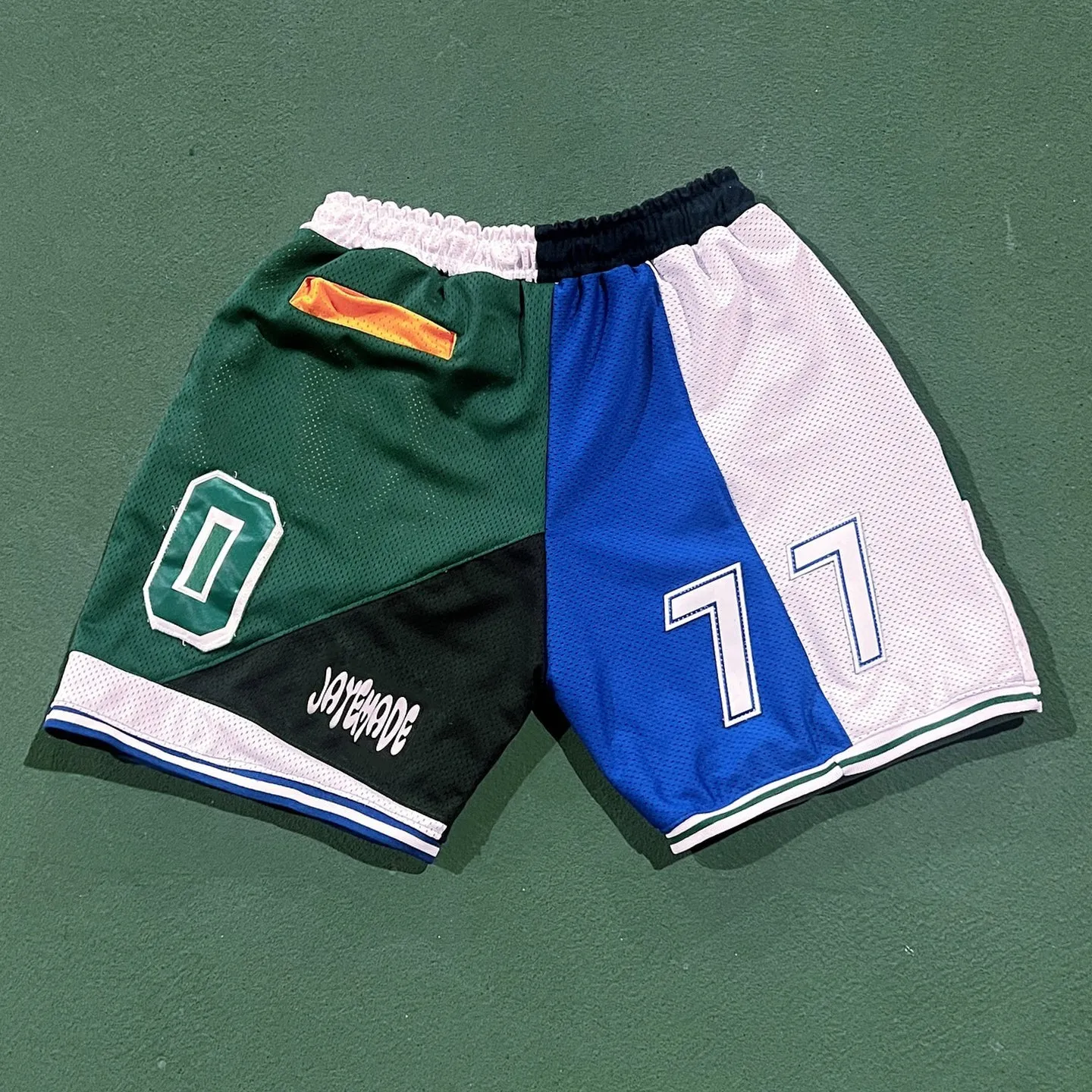 Casual Street Stitching Basketball Mesh Shorts