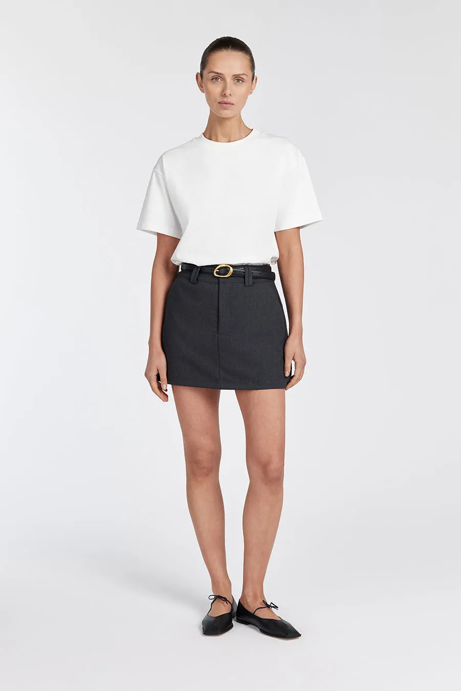 CELINE CHARCOAL SKORT