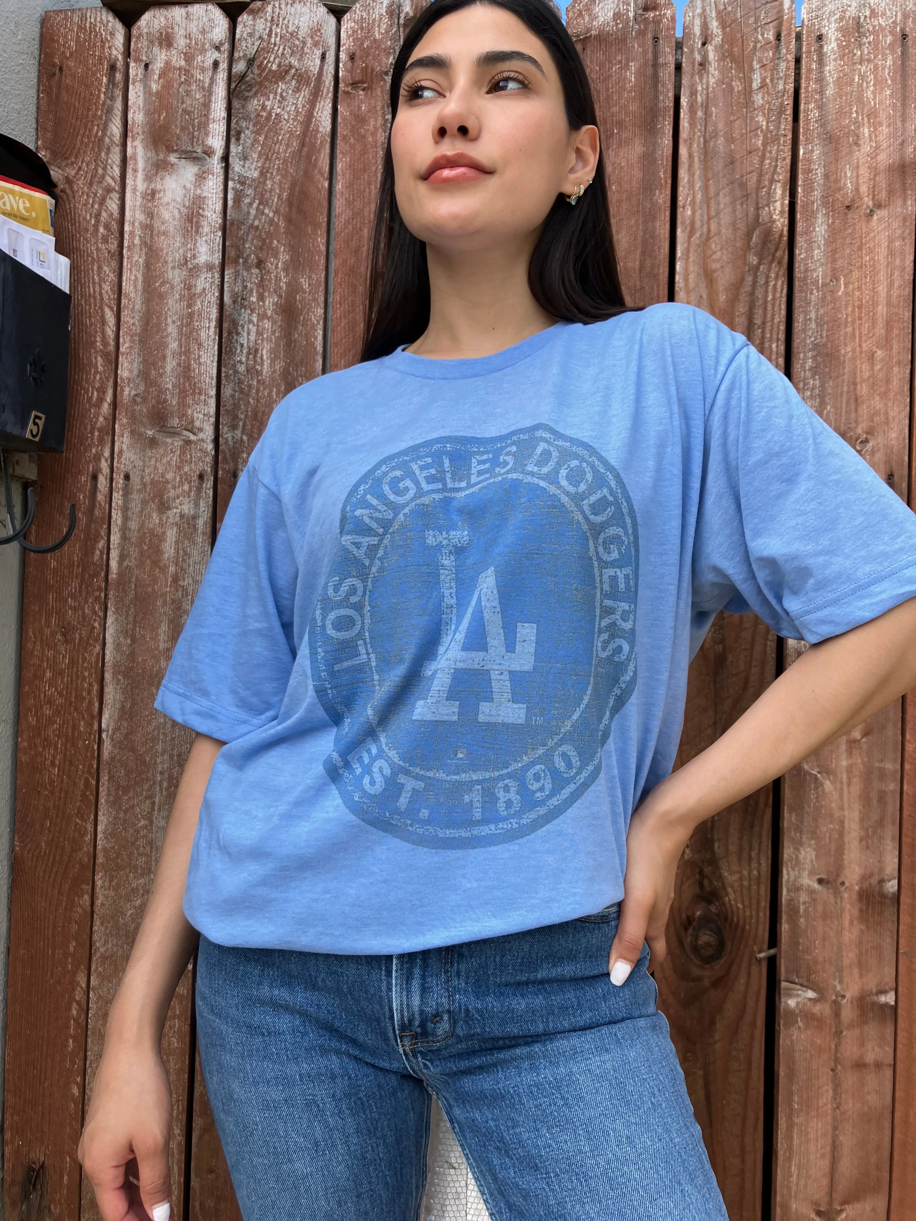 Dodgers Los Angeles Graphic Design T-shirt