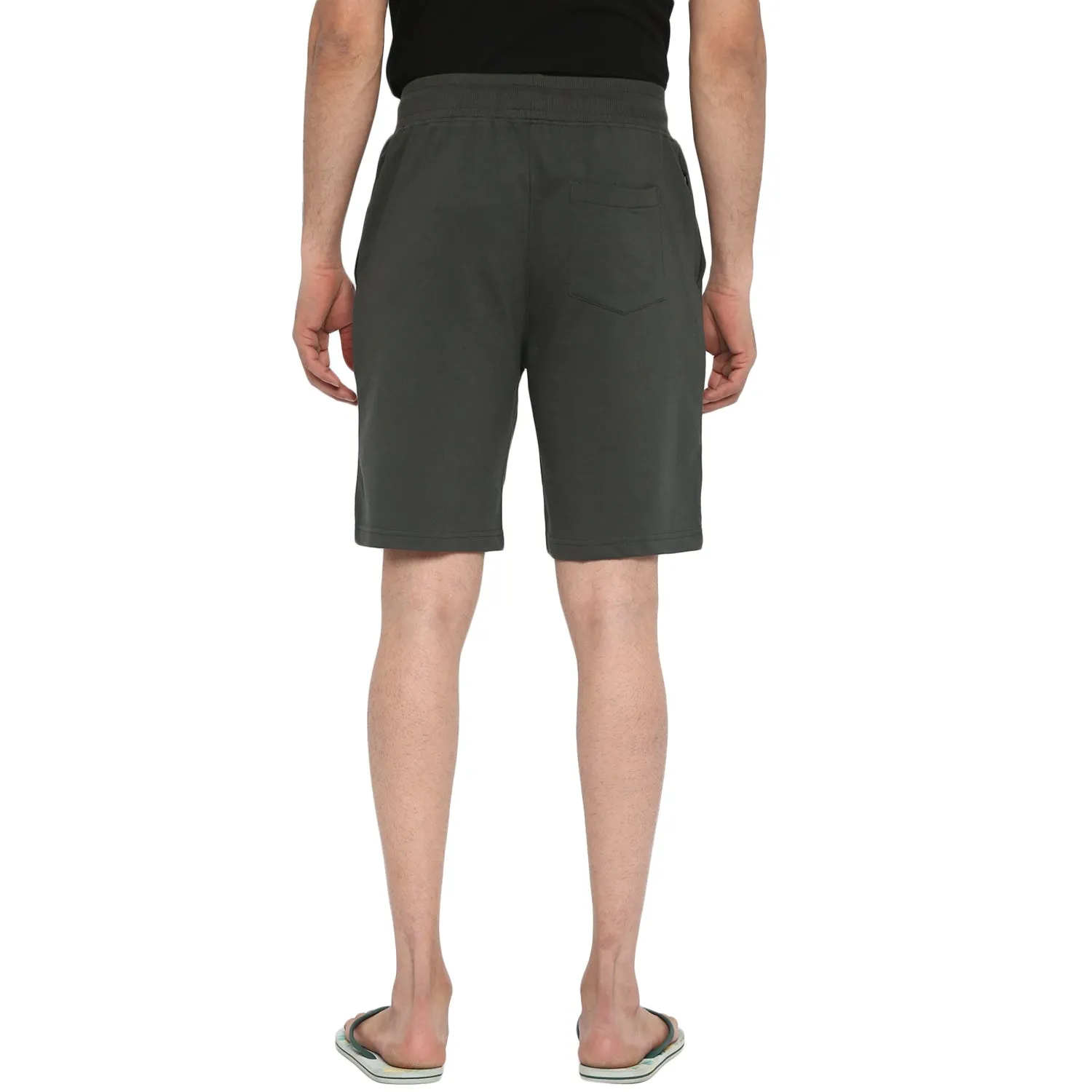 Essentials Charcoal Solid Shorts