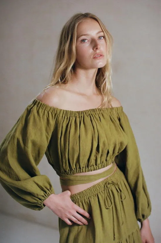 Evangeline Crop Top