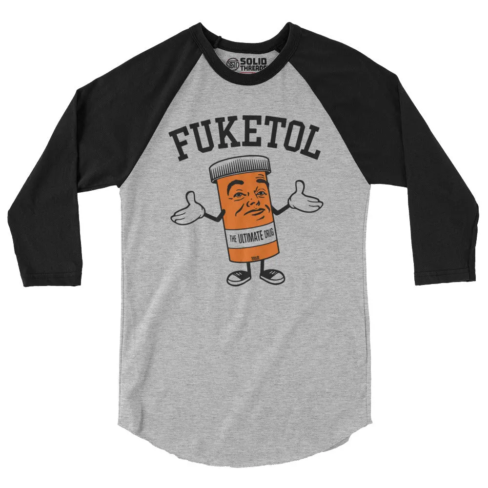 Fuketol 3/4 Sleeve Baseball Tee