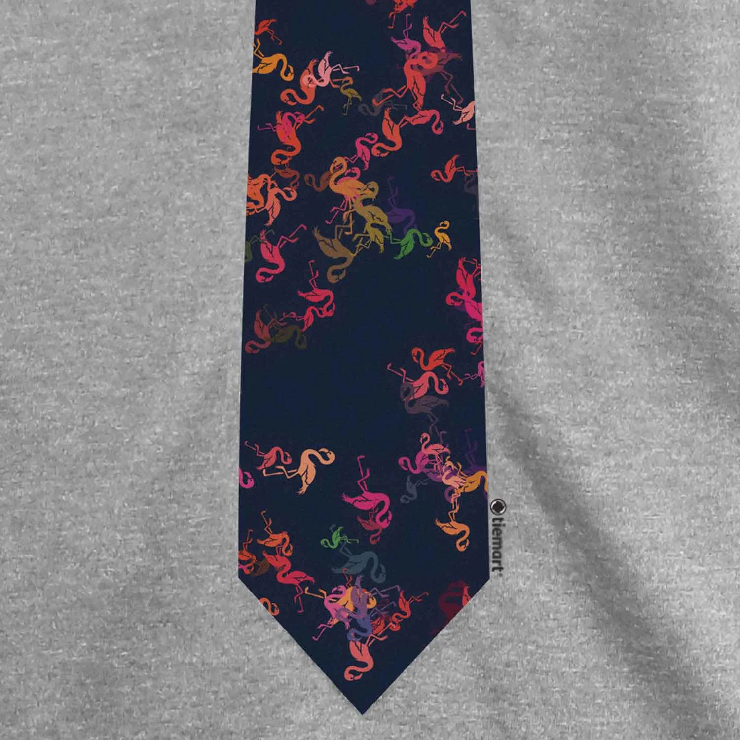 Funky Flamingo Necktie T-Shirt