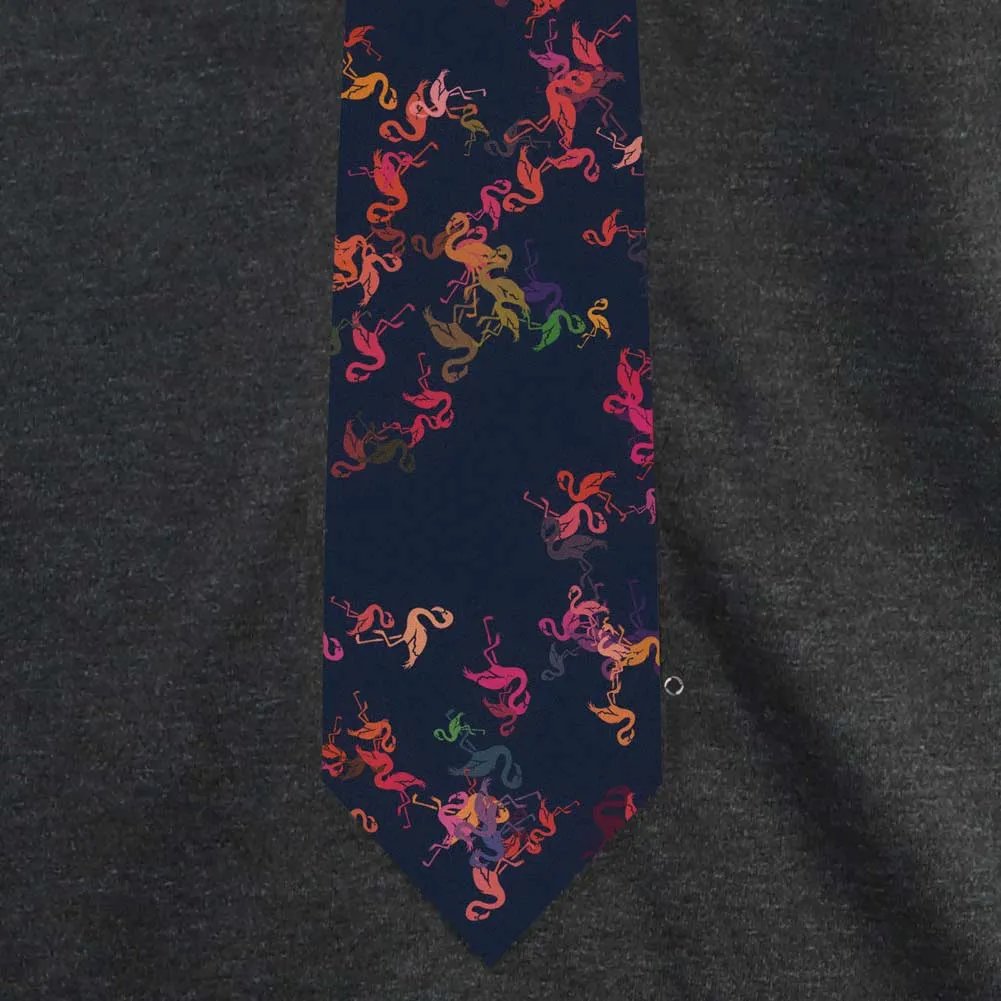 Funky Flamingo Necktie T-Shirt