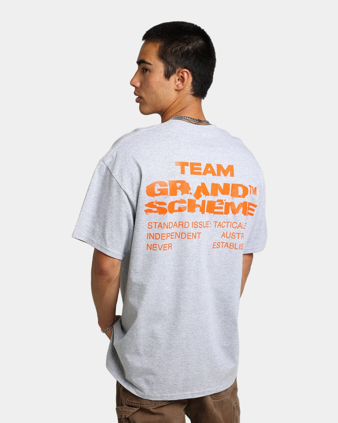 Grand Scheme Team T-Shirt Grey