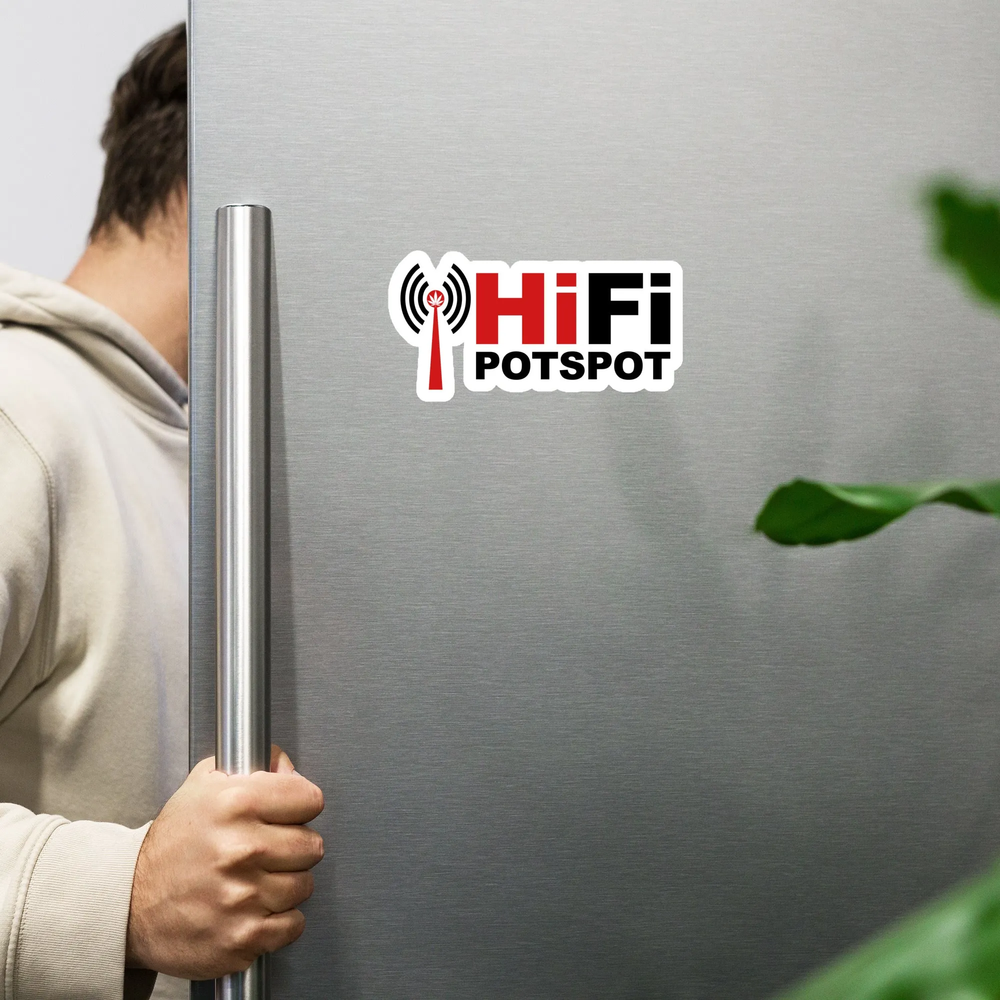 HiFi Pot Spot Refrigerator Magnet - Exclusive Weed Decor | Magic Leaf Tees