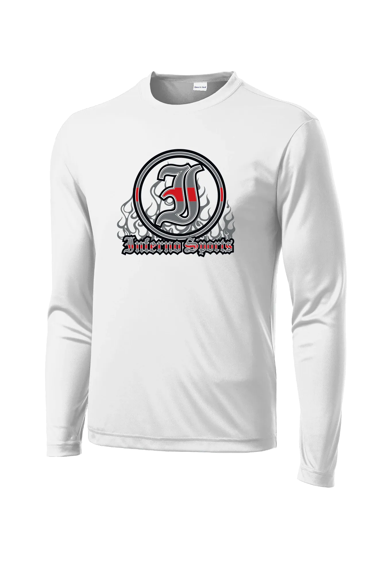 Inferno Sports Thin Red Line Long Sleeve White