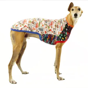 Limited Edition Frankie Print Sleeveless Greyhound Hound-Tee