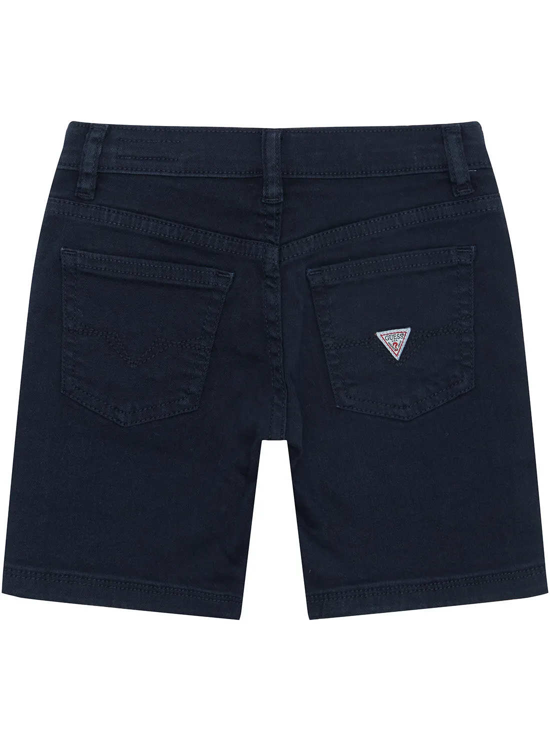 Navy Bull Denim Shorts