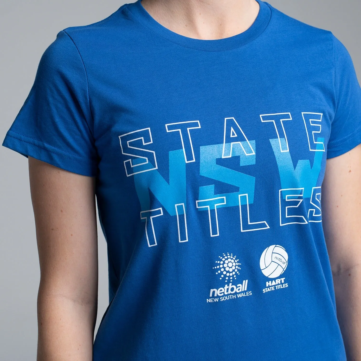 Netball NSW State Titles Tournament Tee - Ocean