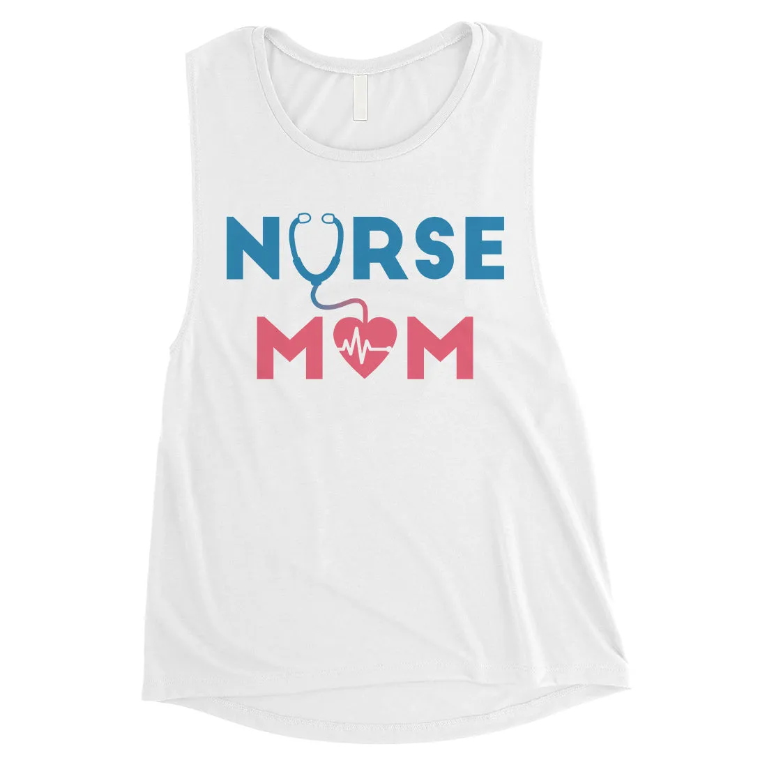 Nurse Mom Womens Workout Muscle Tank Top Mother's Day Gift Ideas