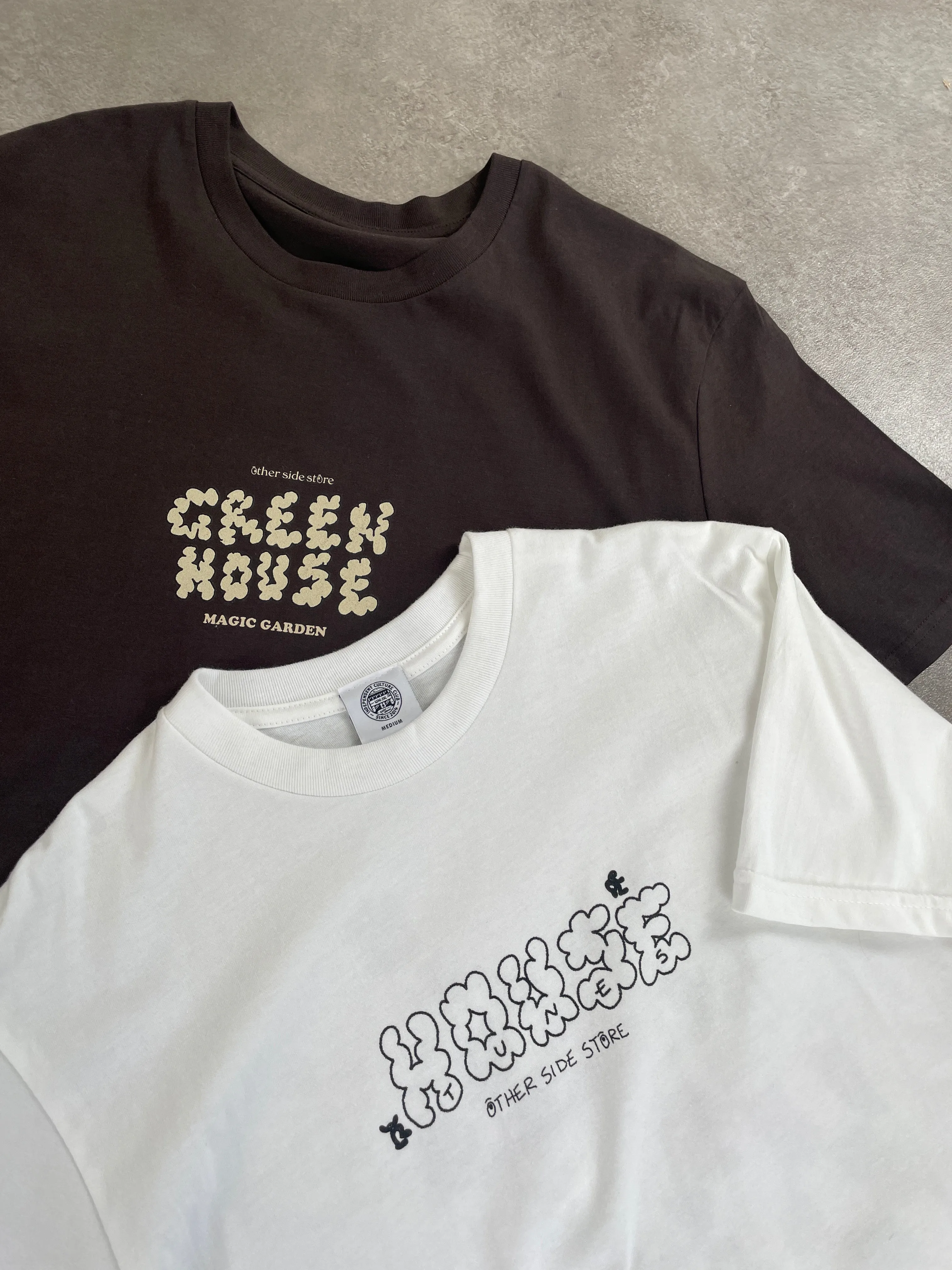 Other Side Store 'House Tunes' Tee - White