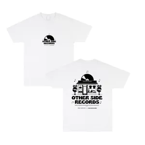 Other Side Store 'Records' Tee - White