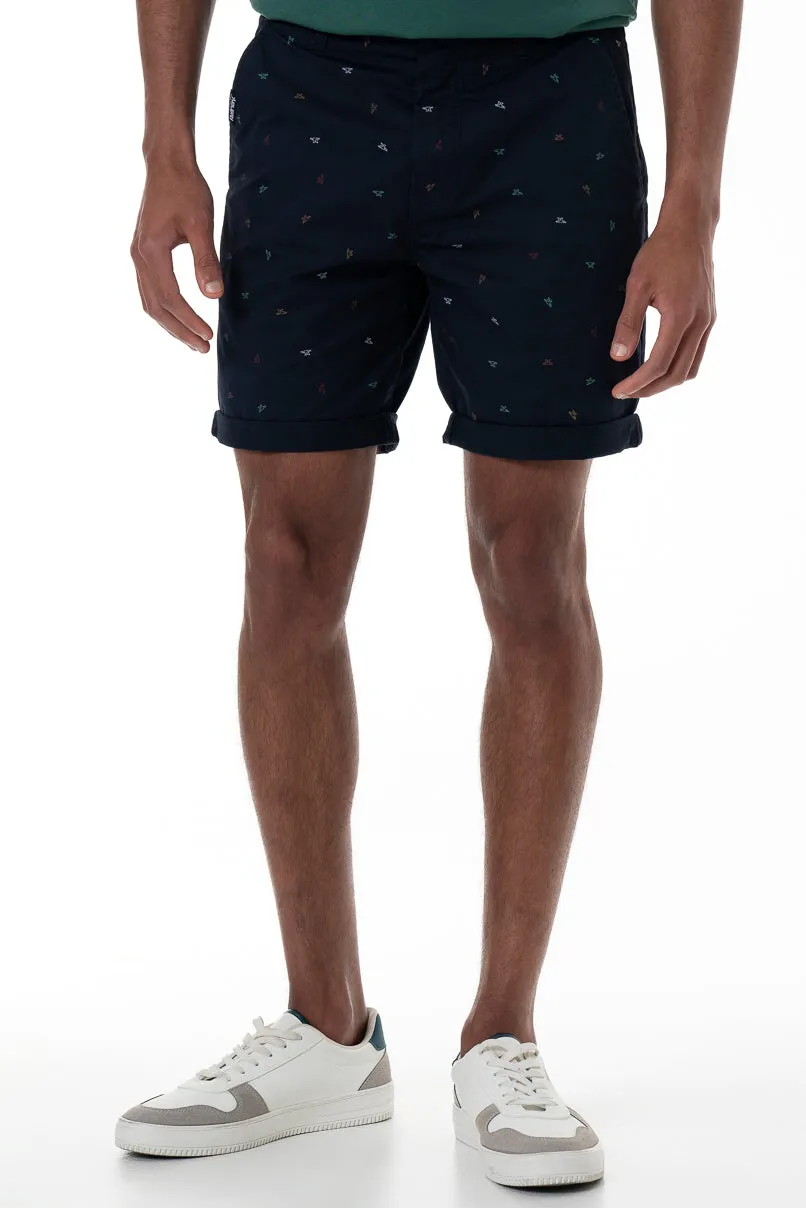 Printed Chino Shorts _ 154349 _ Ink