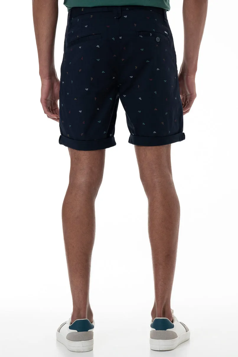 Printed Chino Shorts _ 154349 _ Ink