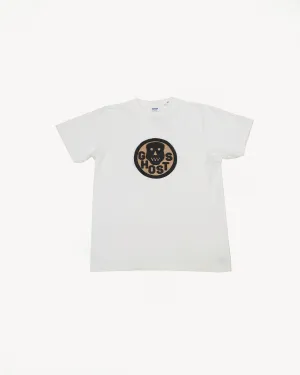 "Slub Jersey" Flocky Ghosts Print Tee - Off White