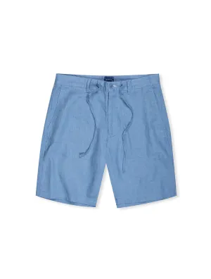 Relaxed Linen Shorts Salty Sea