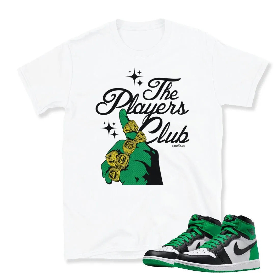 Retro 1 Lucky Green Players Club Shirt