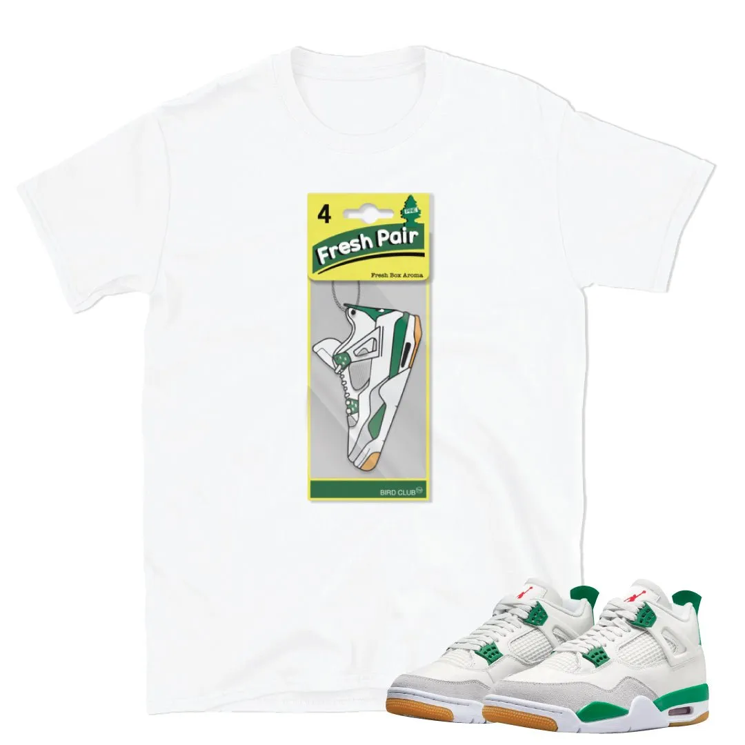 Retro 4 SB Pine Green Freshener Shirt