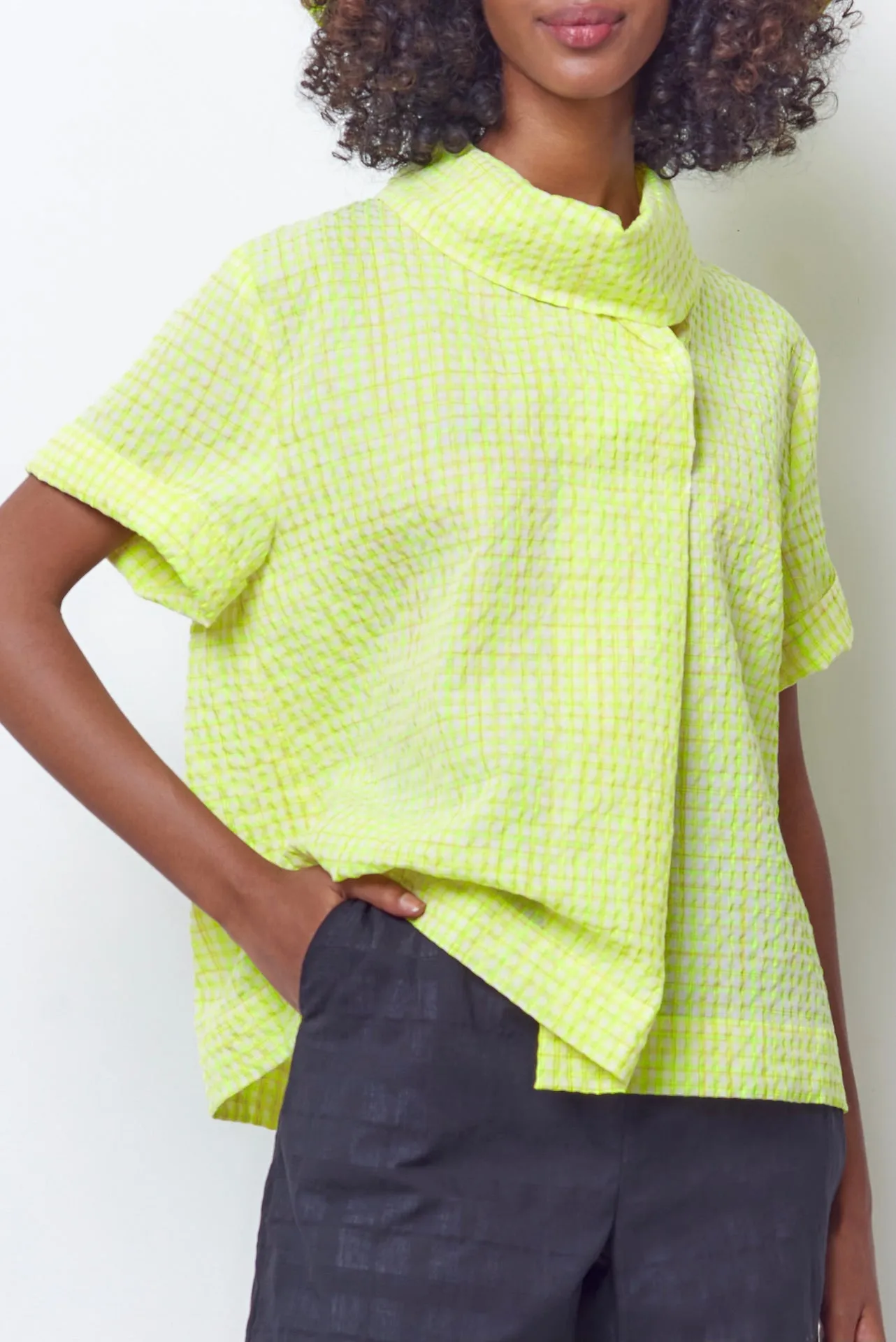 RHIANNON Cowl Top - Neon