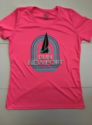 Run Newport Women's Tech-T Sail Boat