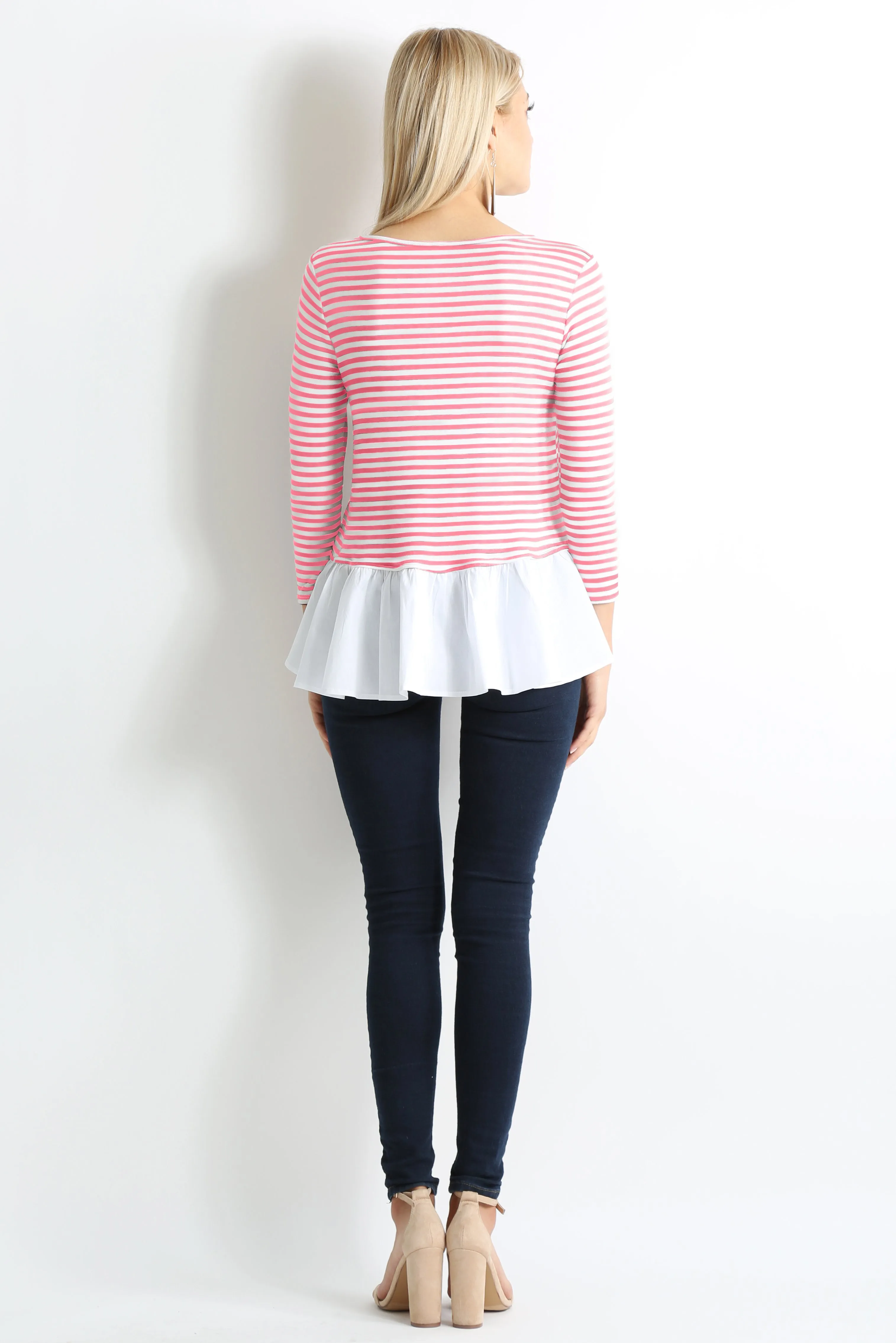 Share the Stripes Ruffle Top