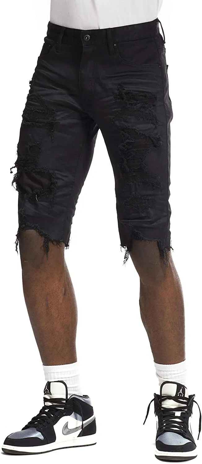 Smoke Rise Men's Basic & Heavy Rip and Repair Stretch Shorts