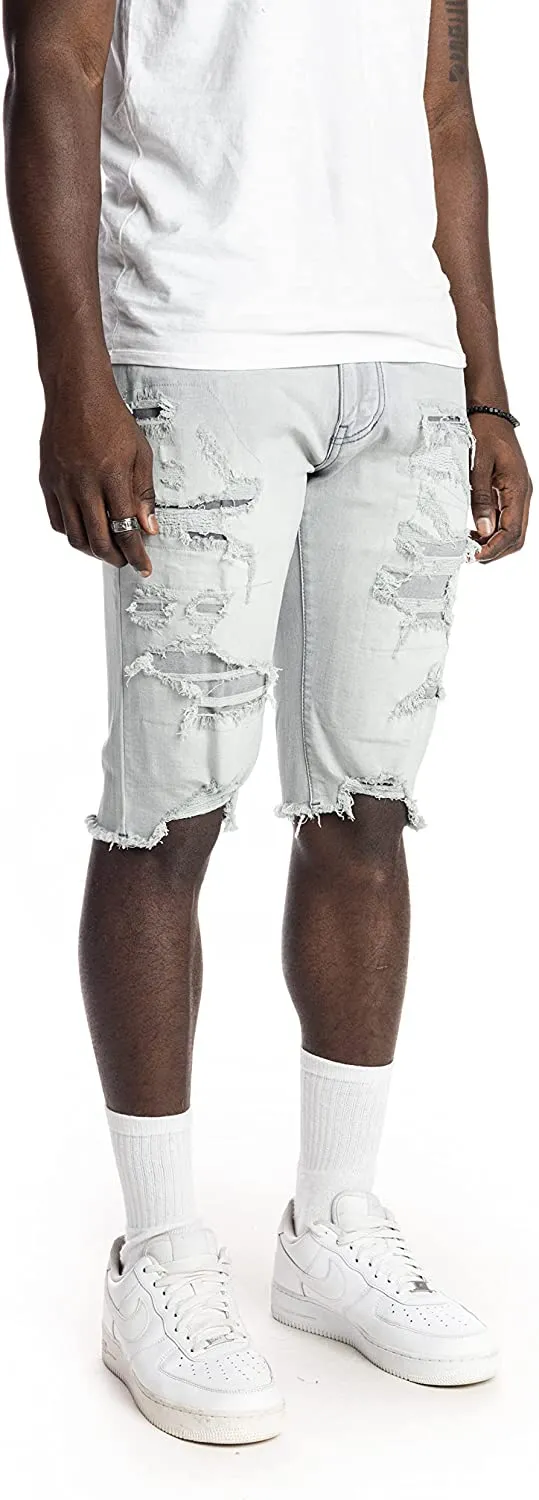 Smoke Rise Men's Basic & Heavy Rip and Repair Stretch Shorts