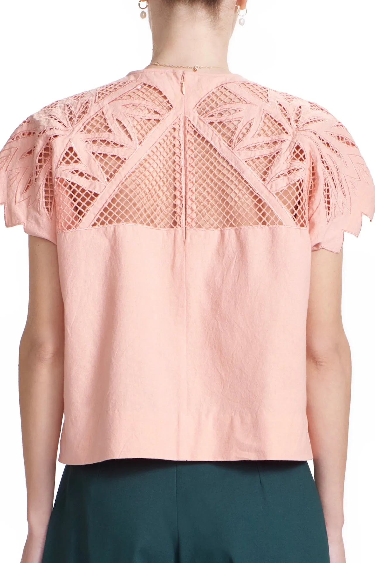 TERRI EMBROIDERED TOP