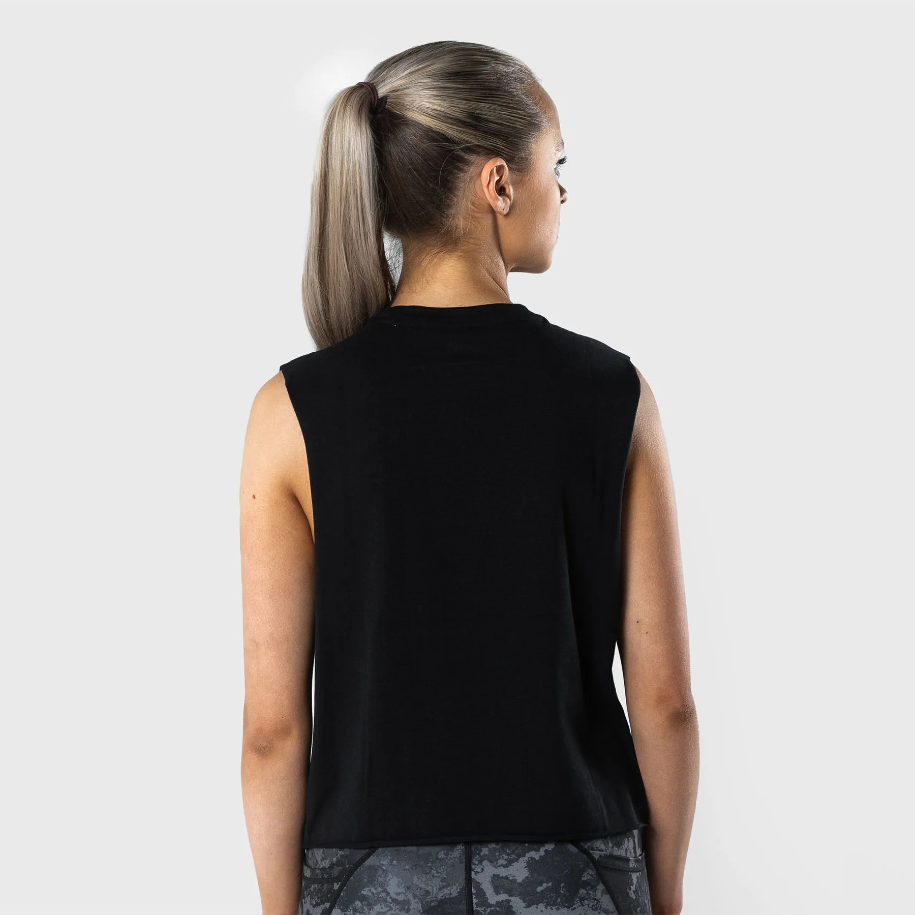 TWL - WOMEN'S SLASH CROP - TRIPLE BLACK