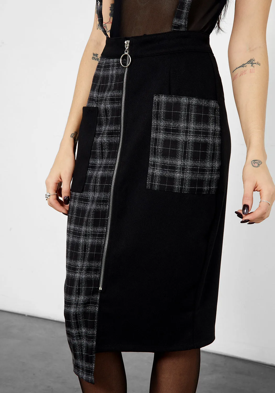 Underground Bondage Strap Pencil Skirt