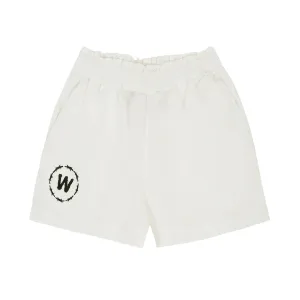 WHITE - SHORTS "HAND PAINTED"