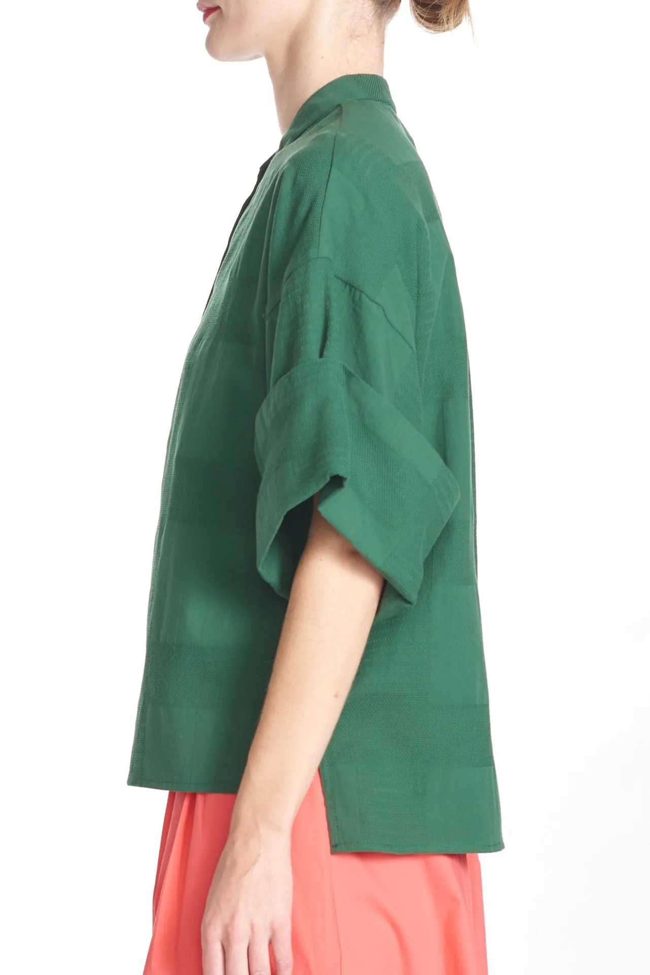 YANI BUTTON TOP - Green