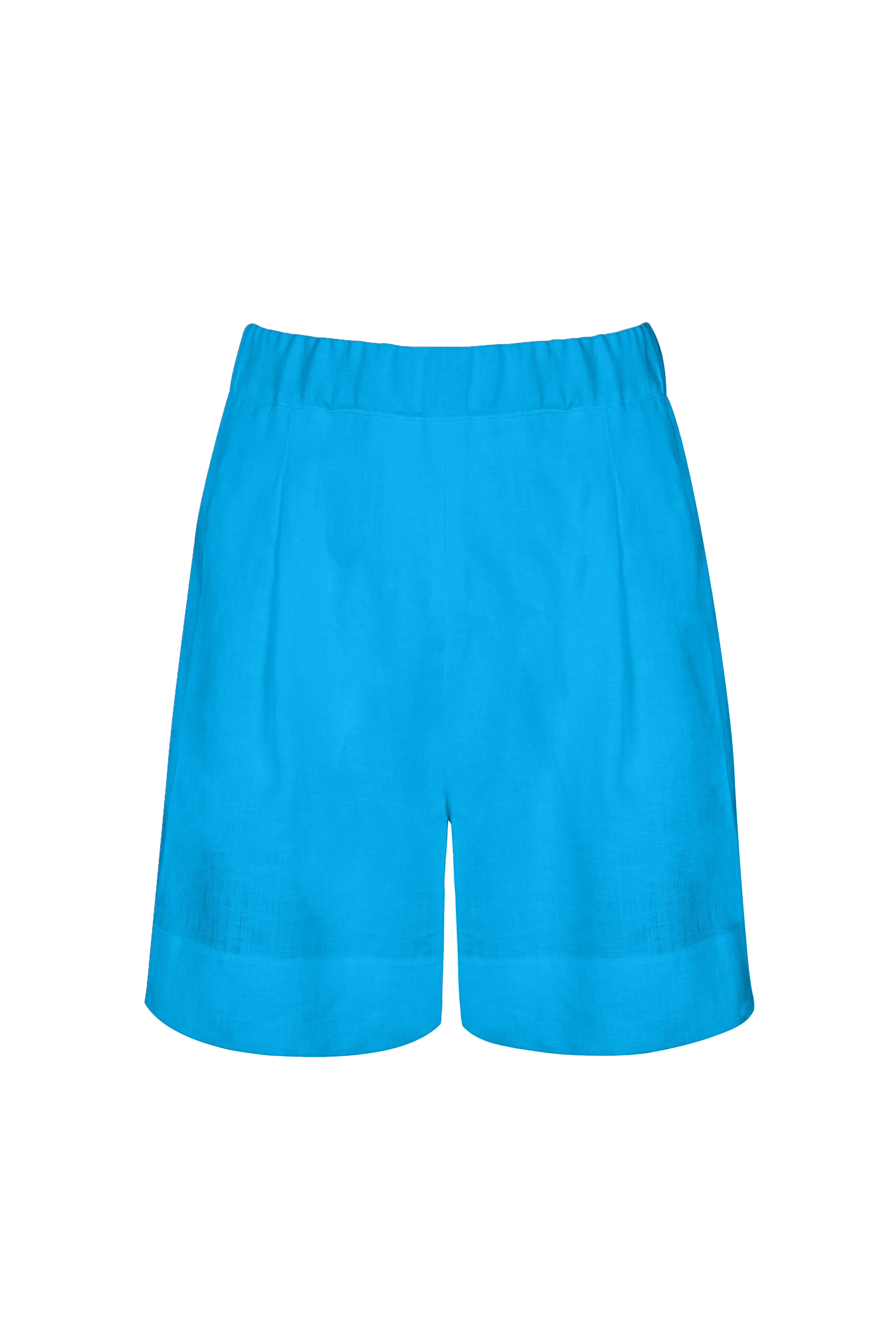 Zurich Short Capri Blue Linen